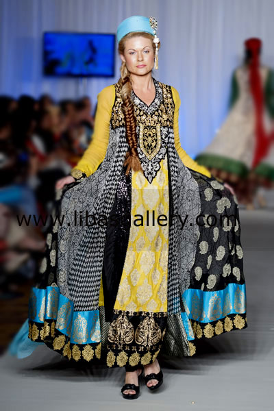 Anarkali Style Fradley Haute Couture Dress 