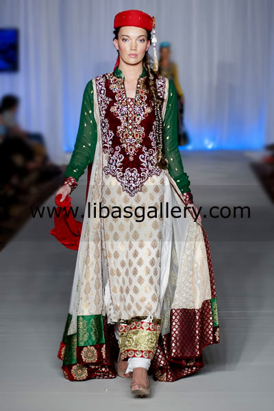 Anarkali Style Shirt for Mokiato Bridal