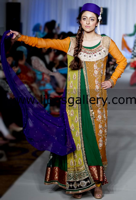 Embroidered Chiffon Forbes Anarkali Suit