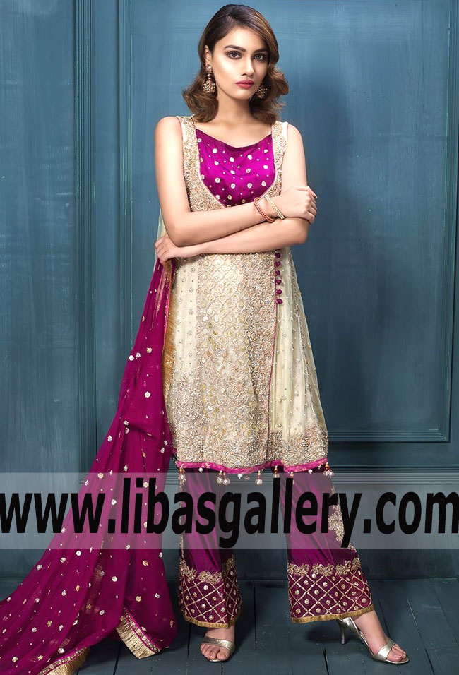Angrakha Style Anarkali Dress for all Special Occasions high-end Latest Angrakha Style Dresses Chicago Illinois