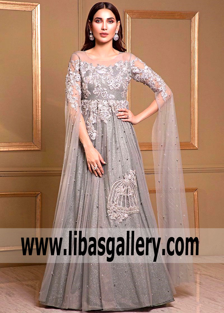 Pakistani Formal Party Dresses Dallas Texas TX US Long Gown for Wedding Formal Parties