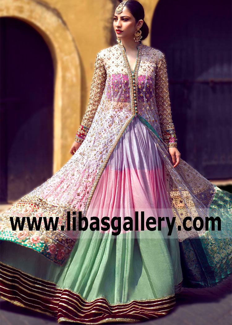 Pakistani Wedding Lehenga for Desi Engagement Bride Annus Abrar Bridal Dresses Boxboro Massachusetts US