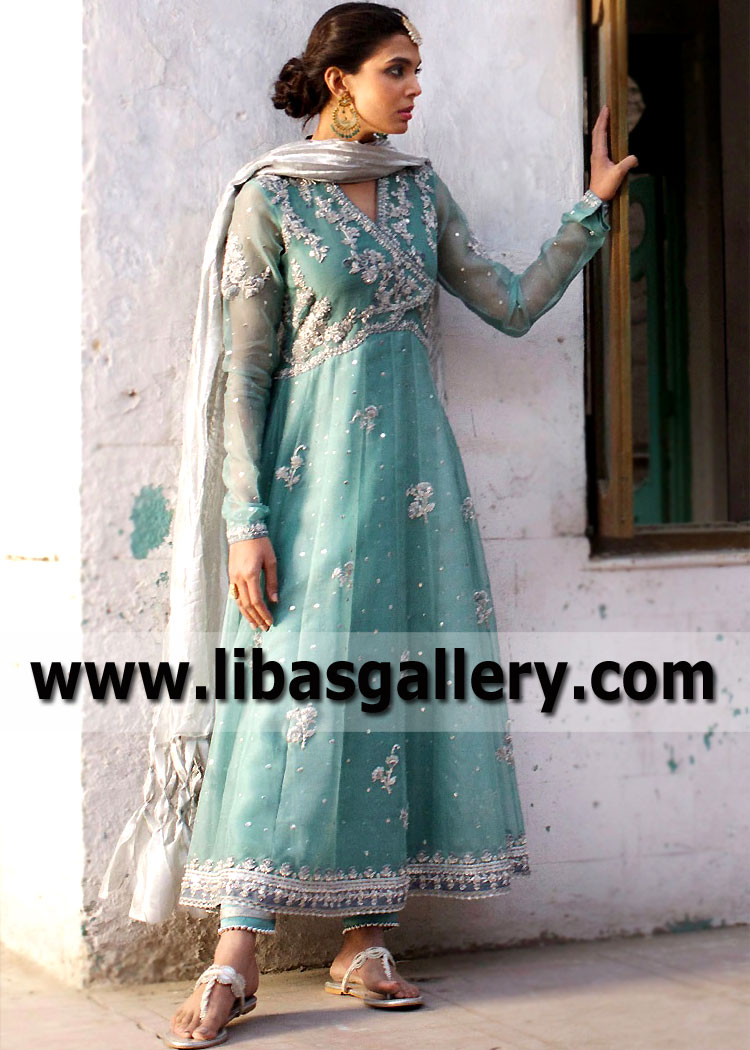 Pakistani Angrakha Anarkali Suits UK USA Canada Indian Angrakha Dresses Anarkali Designs