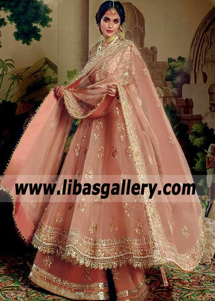 Bridal Anarkali Pishwas Dress Phoenix Arizona USA Elan Piswas Anarkali Dresses Pakistan