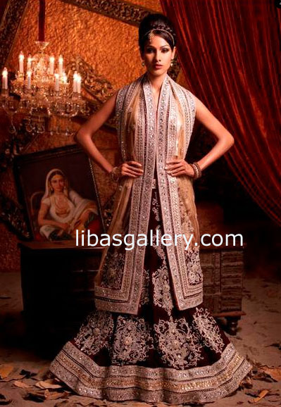 Maroon lehenga Lehnga Lengha,Bollywood Lehenga,HSY Bridal Dresses,Pakistani Traditional Red  lehenga Lehnga