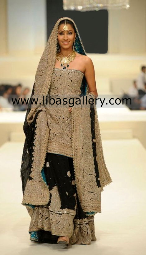 Black Anwen Lehenga