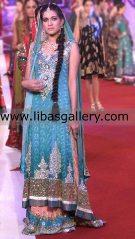 Turquoise Lufthanza New Bridal Dress 