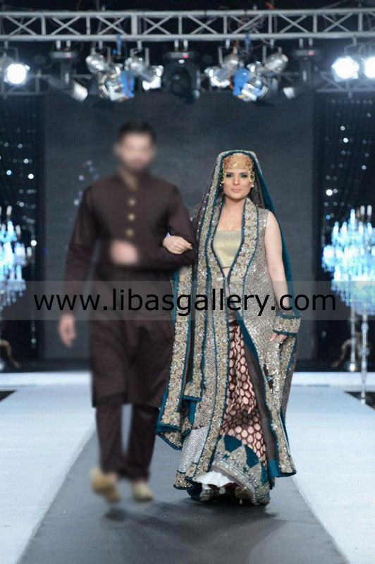 Slate Gray Universo lehenga