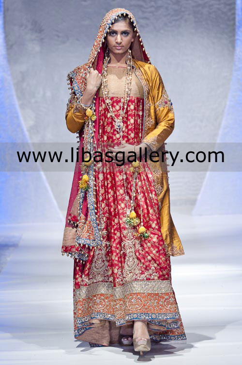 Red Smera New Bridal Dress