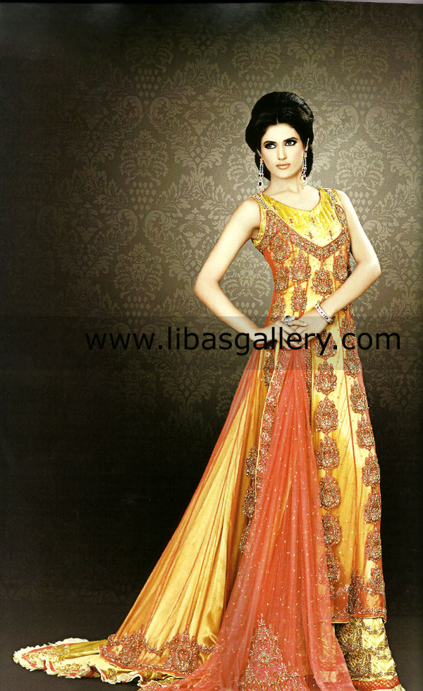 Princeton Orange Manama New Bridal Dress 