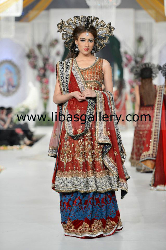 Alizarin Blue Lehenga