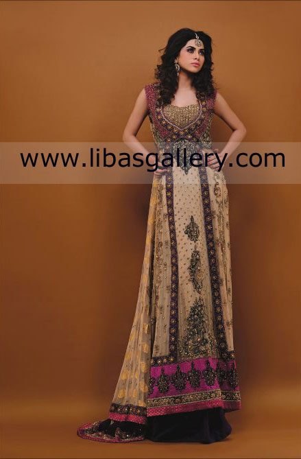 Designer Rani Iman Supremely Stylish Bridal Collection At Pakistan Fashion Week 3 London 2013 Manchester, Birmingham, Southall UK 