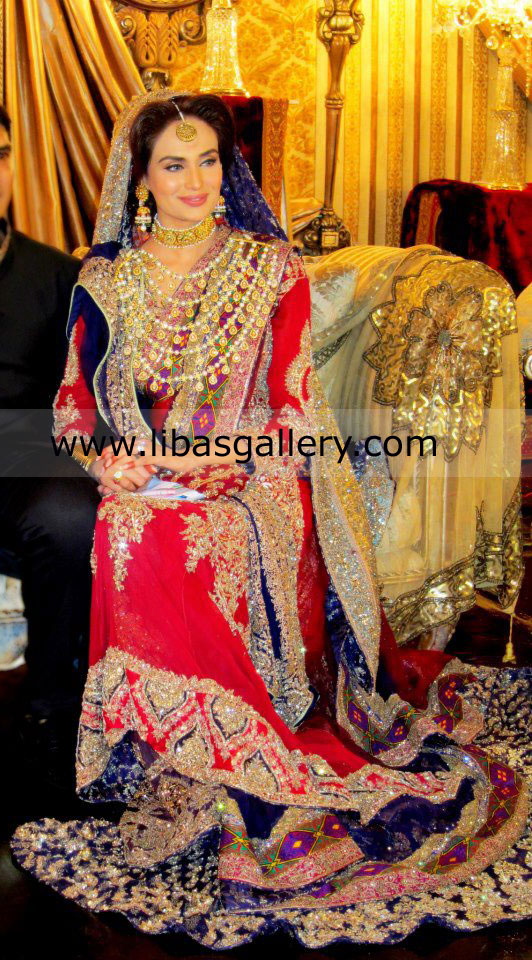 Traditional Red Clarisse Sharara