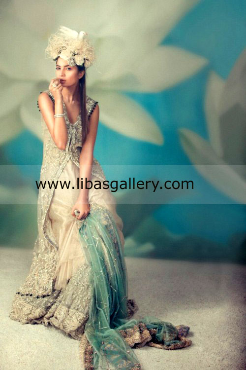 Aqua green Ivory Natchez
