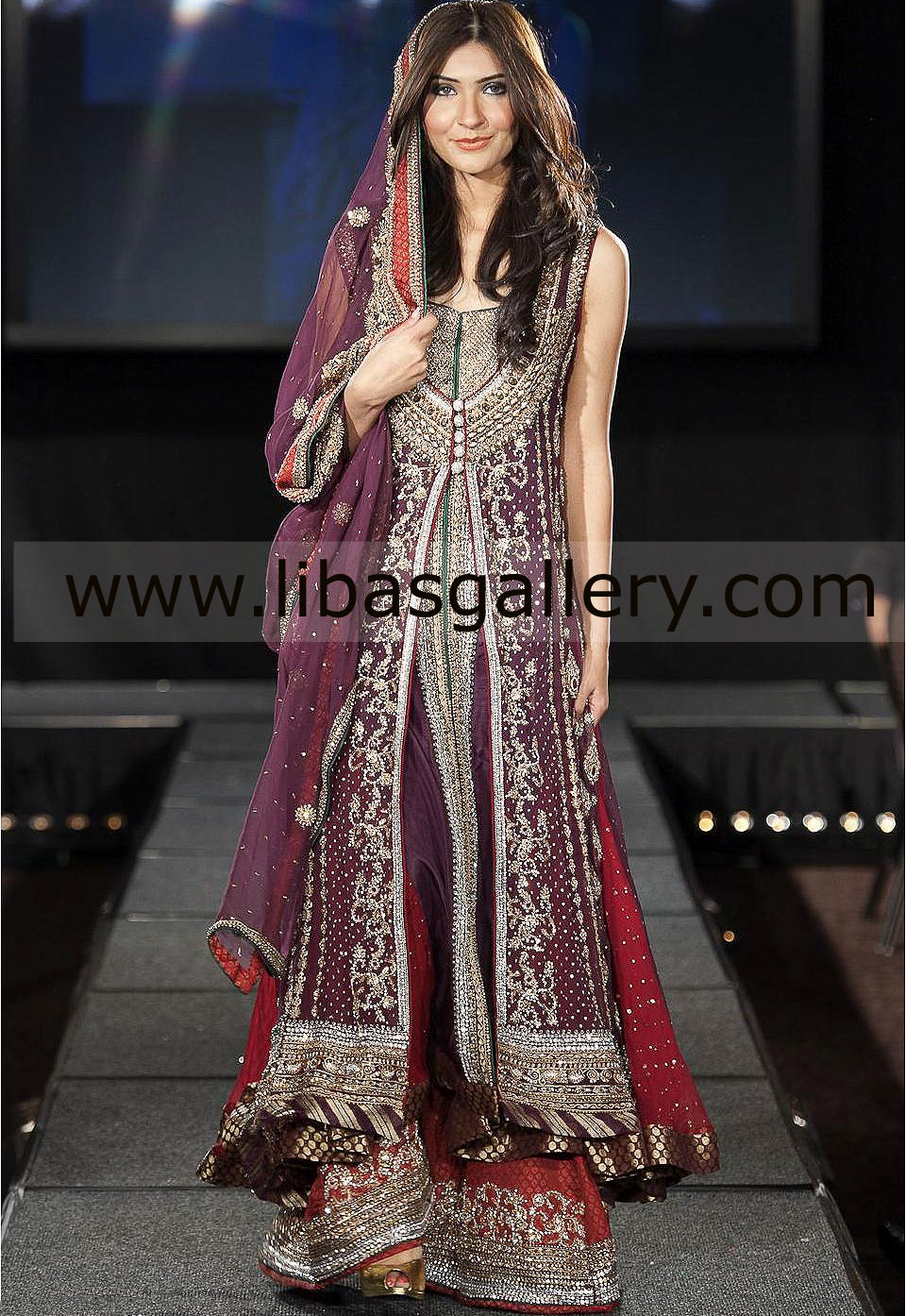 Dark zinnia Espirit Bridal Dress