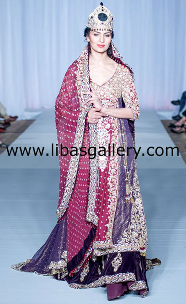 Royal Purple Rocsi New Bridal Dress 