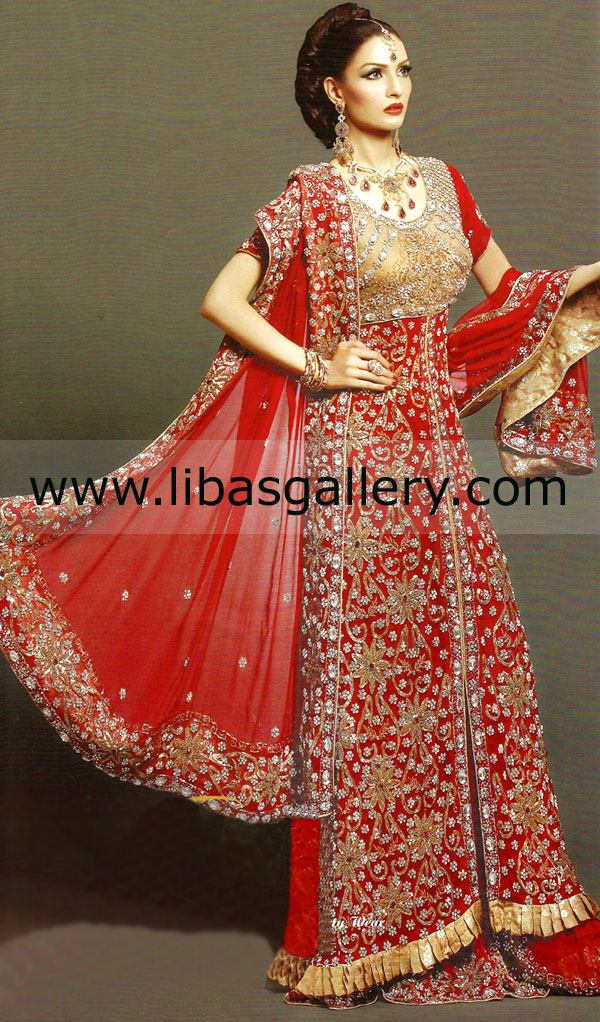 Red Trinny Bridal Dress 