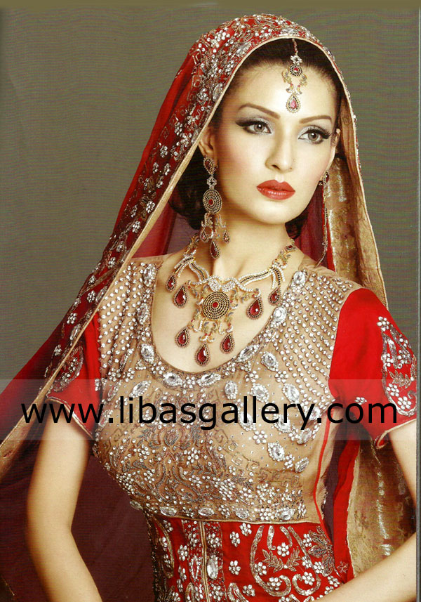 Red Trinny Bridal Dress 