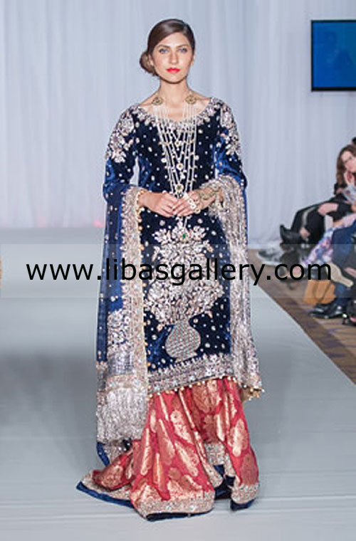 Royal Blue Deane New Bridal Dress