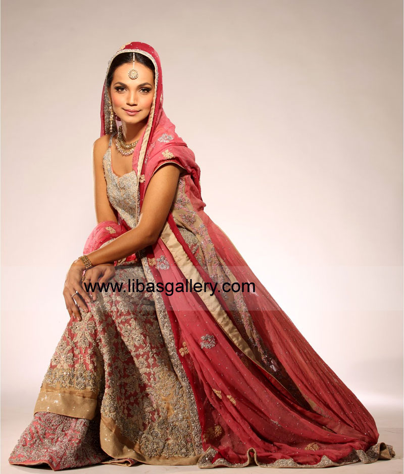 Blush Pink Prairie Bridal Dress 