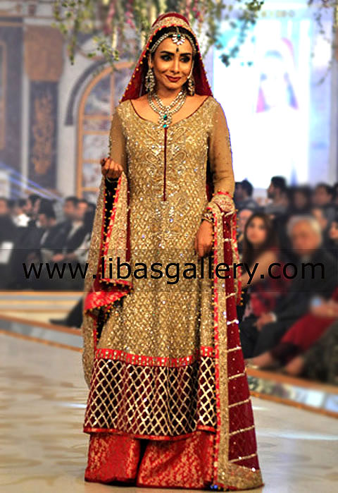 Pakistani Wedding Dress By Asifa And Nabeel, Pakistani Bridal Dress, Bridal Dress Pakistan, Wedding Dresses Pantene Bridal Couture Week 2013 Showcased Outfits are Available at Affordable Prices Shop Pennsylvania, USA