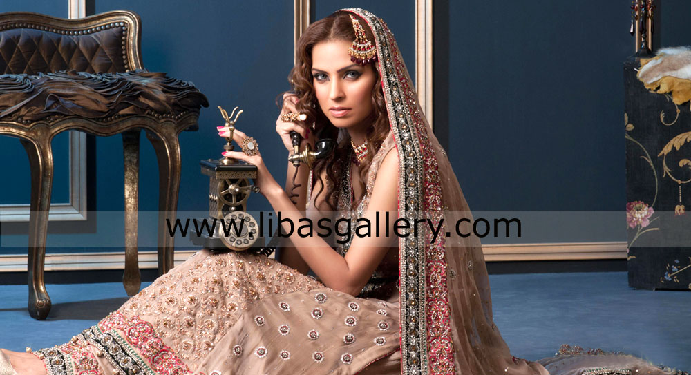 Tea pink Manama Bridal Dress 