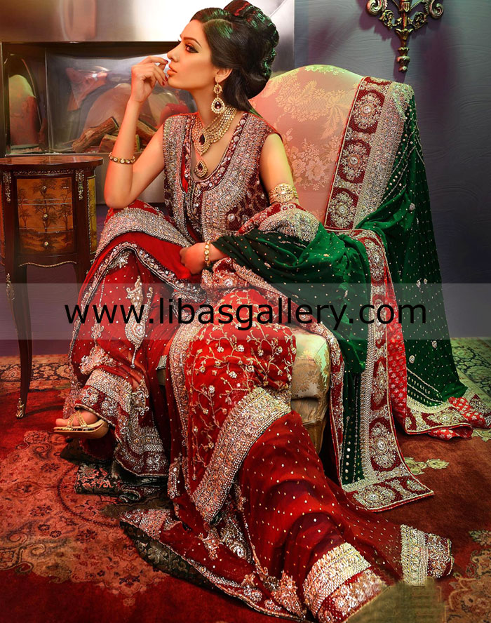 Royal Red Daichi Bridal Wear 2014 