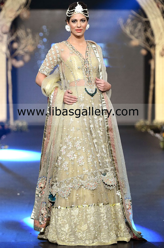 Gold Elan Bridal Dress 2014