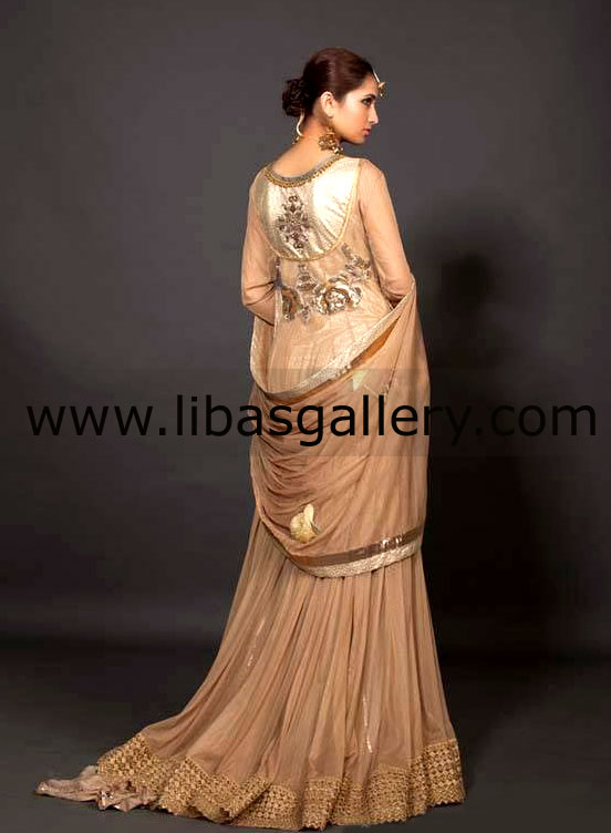 Tan Beige Bridal Wear 2014