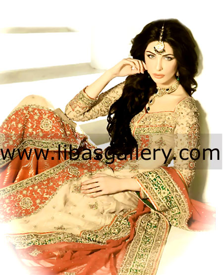 Almond Faustine Bridal wear 2014
