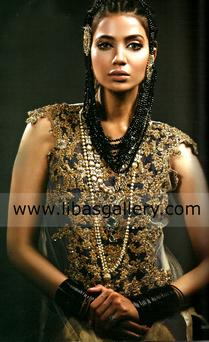 Designer Heavy Embellished Bridal Wear 2014