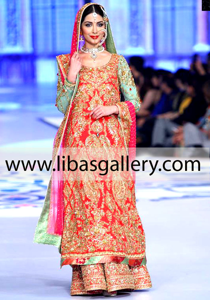 Nomi Ansari The most popular brand for bridal wear ,Nomi Ansari Published PBCW 2014 Latest stylish and elegant bridal wear collection Online at libasgallery.com Tel.+44 20 8144 1510
