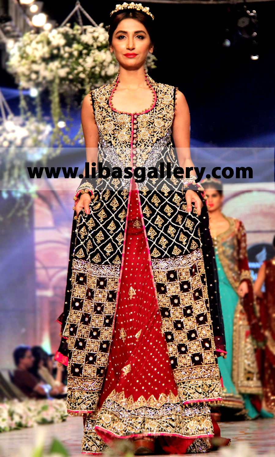 TABASSUM MUGHAL Beautiful designer bridal Wear and wedding dresses for your big day TABASSUM MUGHAL Collection At Pantene Bridal Couture Week 2014 in Florida, Pennsylvania and Georgia,USA