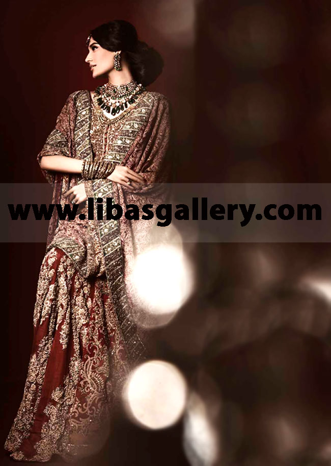 HSY Gorgeous Bridal dresses High Fashion Women Clothing by Top Asian Designer Hassan Sheheryar Yasin Dresses Collection Bridal Lehenga Wedding Lehnga Collection