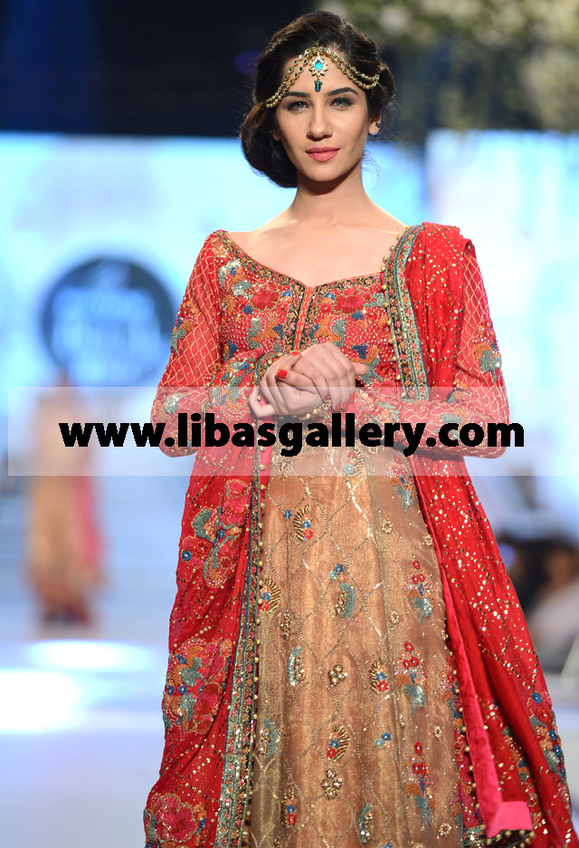 Beautiful Designer Bridal Anarkali Outfit for wedding 11