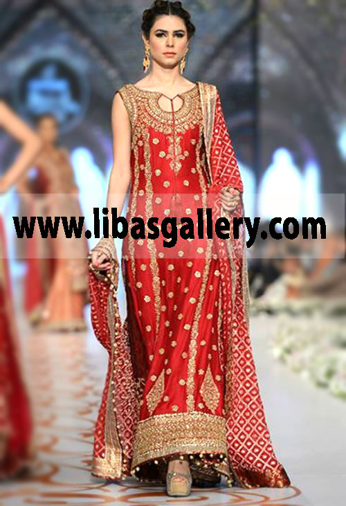 Stunning Lucknawi Bridal Dress for Wedding and Special Occasions 20