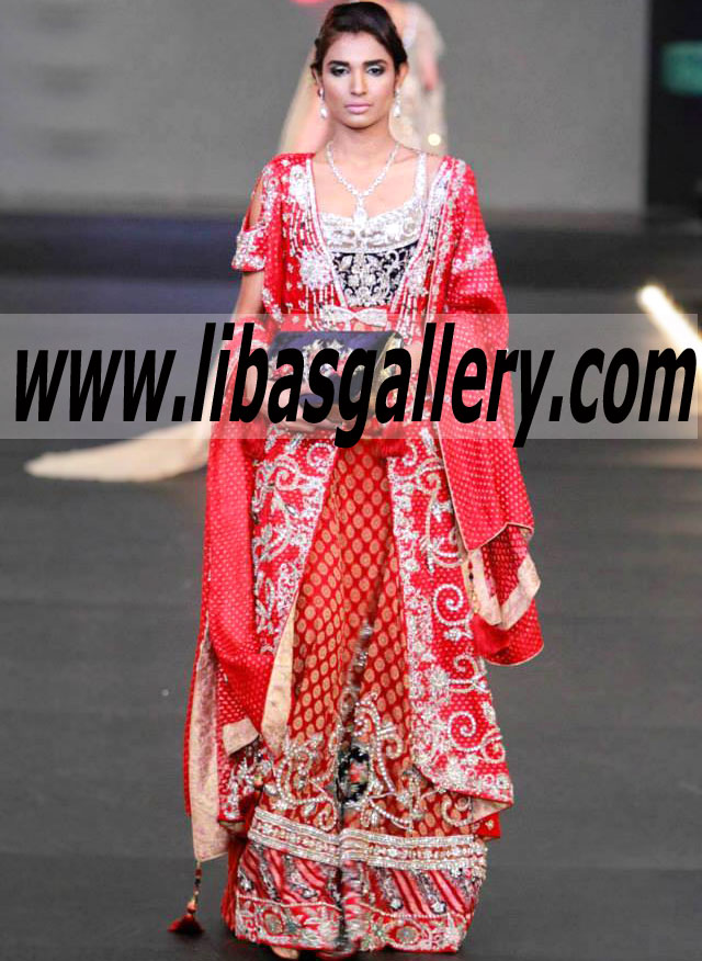 Buy Online Nickie Nina Wedding Outfits at PFDC 2014 in Australia. Designer Wedding Dresses by Pakistani/Indian Fashion Designers Nickie Nina Wedding Outfits Bridal Collection at PFDC L`Oreal Paris 2014 Formal Collection Special Occasions Wedding Dresses i