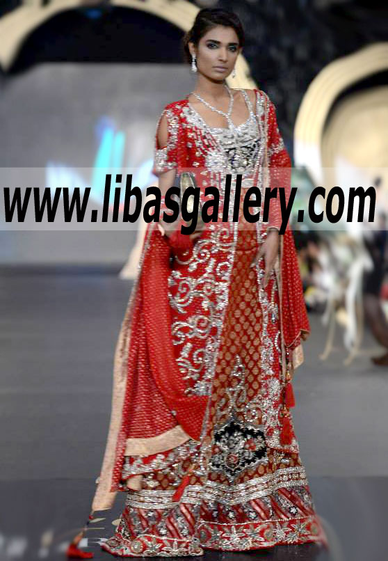 Two legged Flared Sharara Wedding Dresses and Bridal Gowns