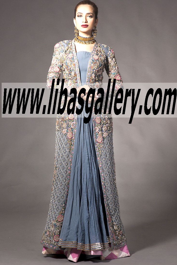 Designer Fahad Hussayn Couture Floral Vortex Bridal Collection at PFDC 2014-2015 Shop the Latest Fahad Hussayn Bridal Collection 2014-2015 Buy wide range Of great Designer at Affordable Prices