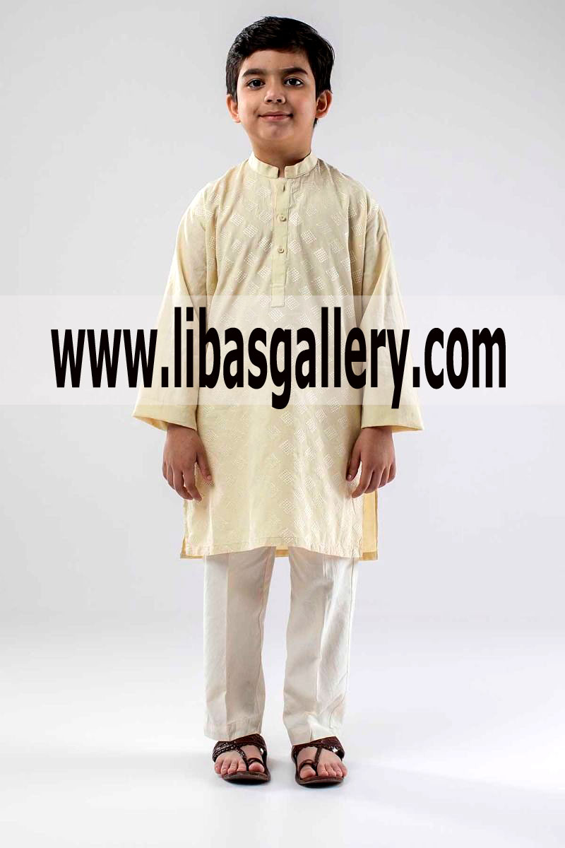 Boys-kurta shalwar light and dark color stitched on custom measurement india Pakistan Bangladesh