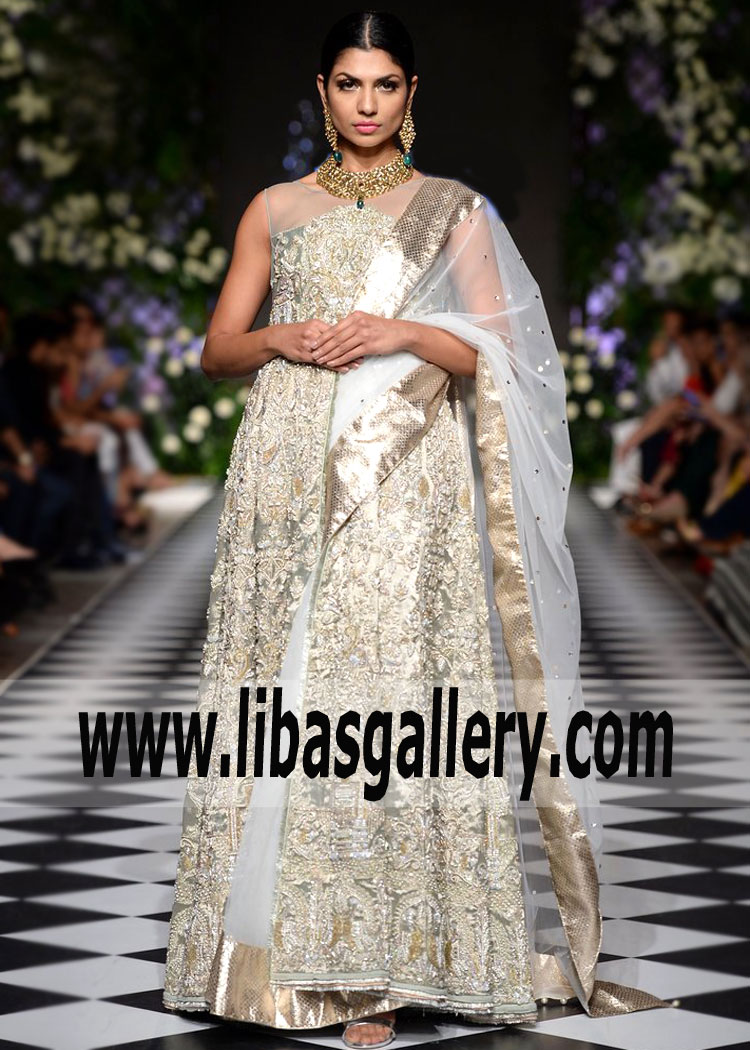 Magnifique Grey Anarkali Aster
