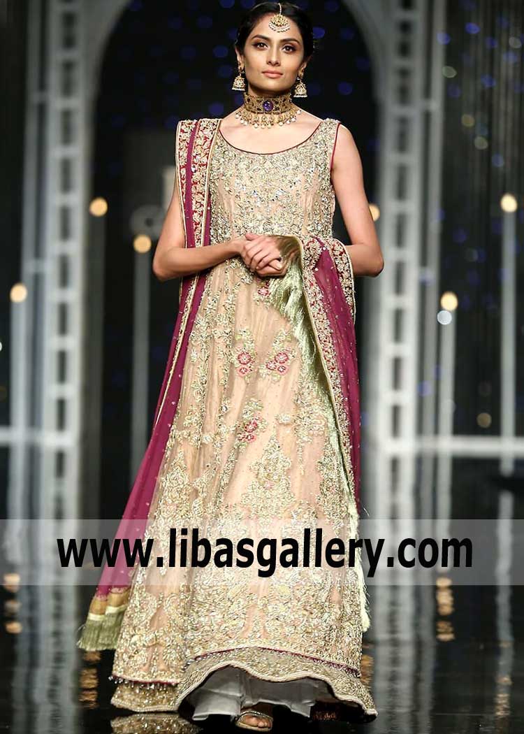 Great Choice Desirable Desert Sand Bridal Maxi Gown for Wedding and Reception