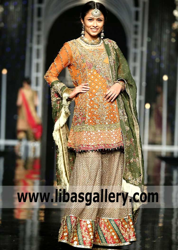 SUPER Gorgeous Bridal Angrakha and Most Excited for The New Color Carrot Orange