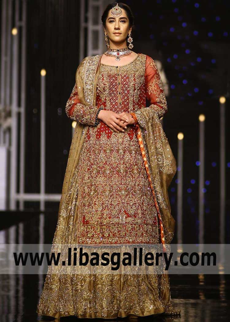 The Smartest New Wedding Dress with Puffy Lehenga