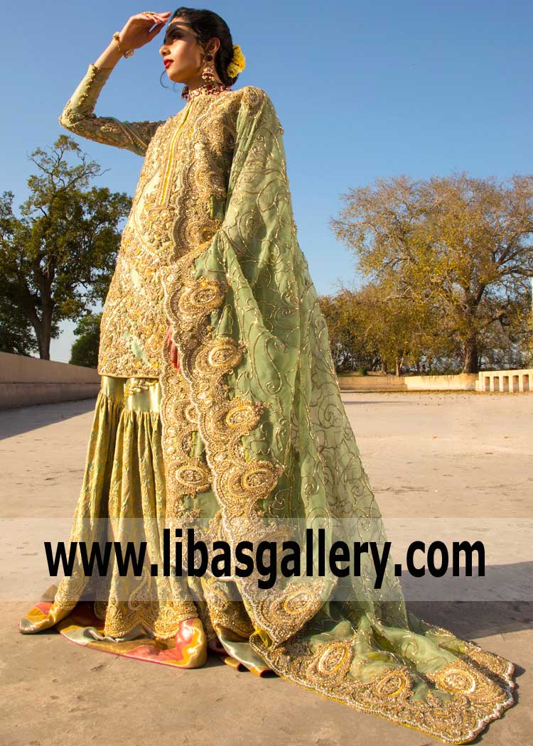 Royal Highness Bridal Gharara Style is Meant For a Regal Bride To Be
