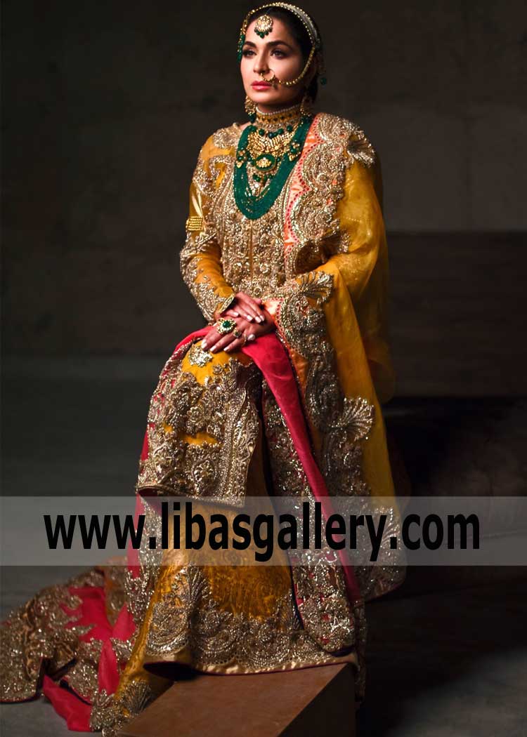 Just Sitting Pretty in Our Absolutely Breathtaking Lehenga Bridal Wear