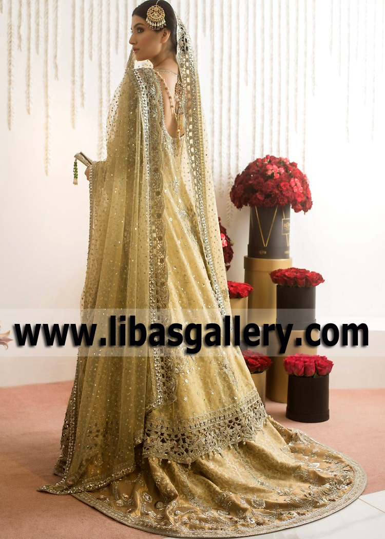 Brass Jozefa Lehenga for Reception