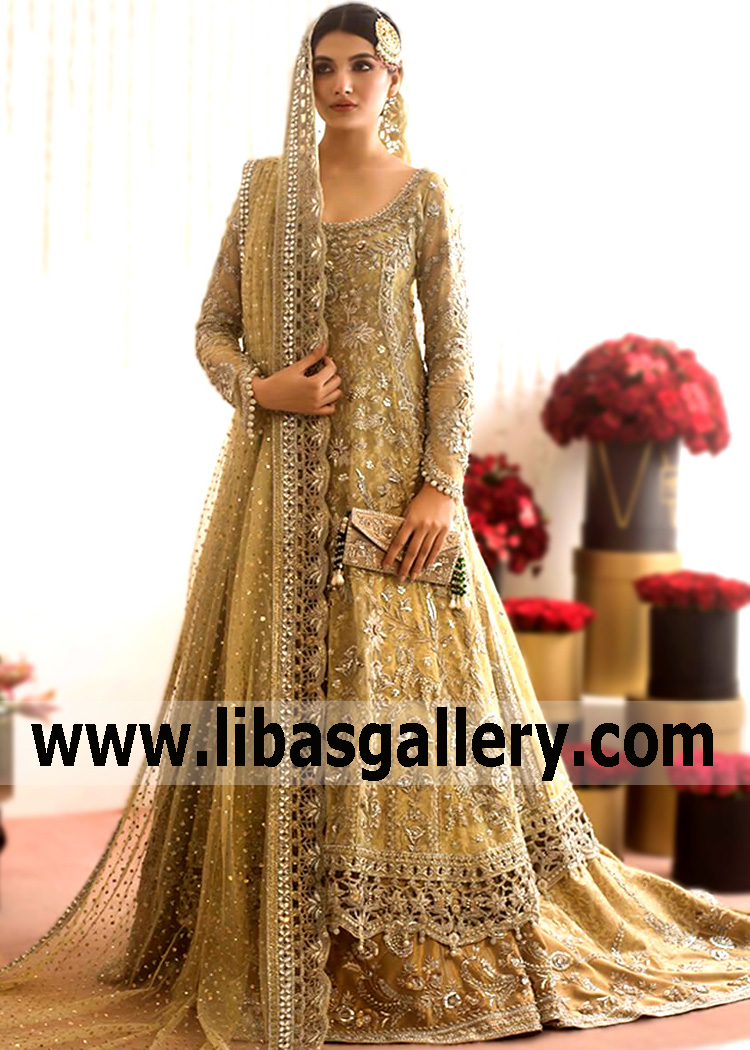 Brass Jozefa Lehenga for Reception