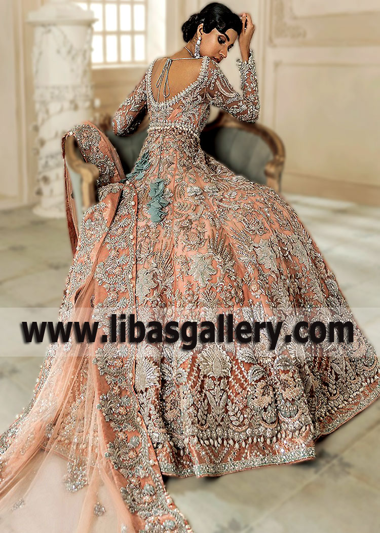 Salmon Sirius Reception Lehenga