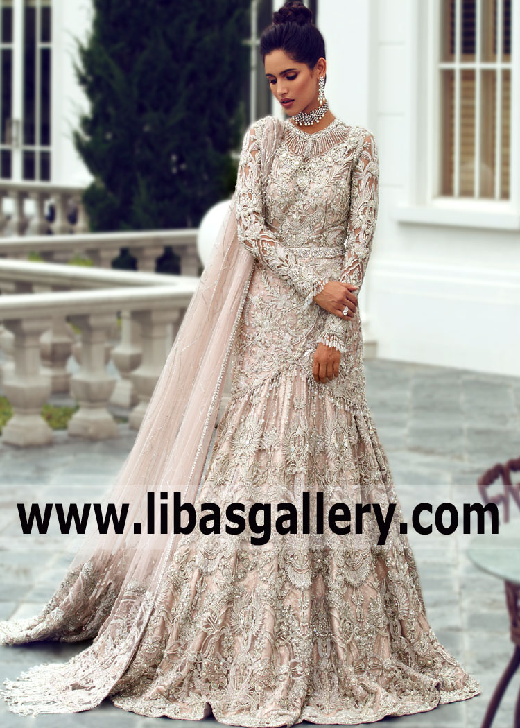 Seashell Felisity Reception Mermaid Lehenga